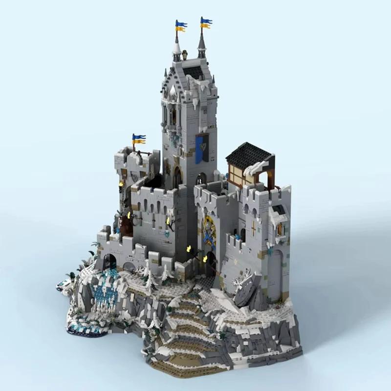 3995PCS Creative Series Architectural House Ornament910029 Black Wing Castle Adult Educational Assembly Building Blocks Toy Gift
