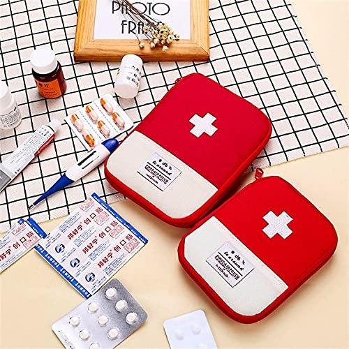 Rasdion Mini First Aid Kit Pouch Medicine | Travel Storage Bag Tablet Storage Organizer Bag | Cosmetic Storage Box for Man and Woman (Multi Color)