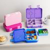 Divided Microwave Oven Bento Box 810ml Leakproof Storage Box Double-layer Food Container