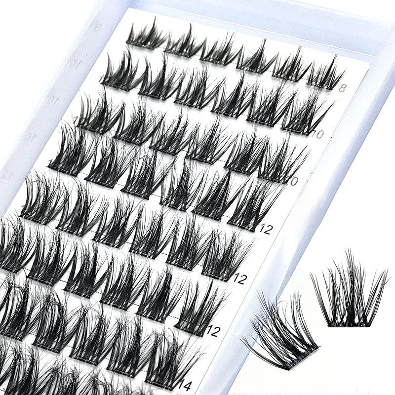 

Бесклеевые 3D ресницы в небрежном стиле с самоклеящейся основой для легкого нанесения – не требуется средство для снятия