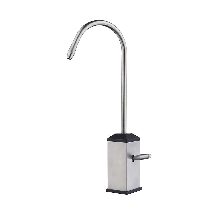 304 Stainless Steel 1/4"Kitchen Filtered Faucet Direct Drinking Tap Osmosis Drinking Water Filtration System Sink Tap Black/Gray