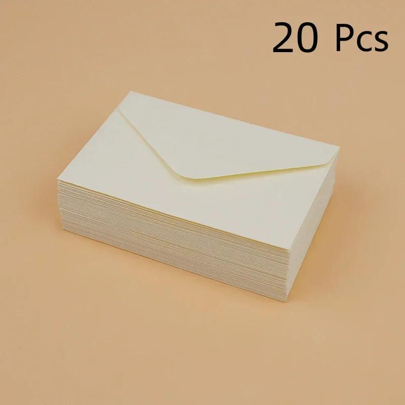 10/20/40/80PCS Gift Envelope Blank Mini Paper Window Envelopes Wedding Invitation Envelope Envelopes for Letters  Mailers