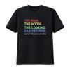 Ruhestand T-Shirt für Männer Lustig s Ihm Die Legende Im Ruhestand Rentner Papa vintage Gewaschen Mode Stilvoll Bequem Atmungsaktiv