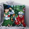 1Pc Japanese Animation I-Inuyasha Pillow Case Square Pillow Bedroom Sofa Leisure Comfort Car Living Room Home Decoration 40X40