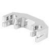 1 2 4 4 Violin Silencer Violin Practice Mute Claw Style Metal Muffler Volume Reduction Accessory