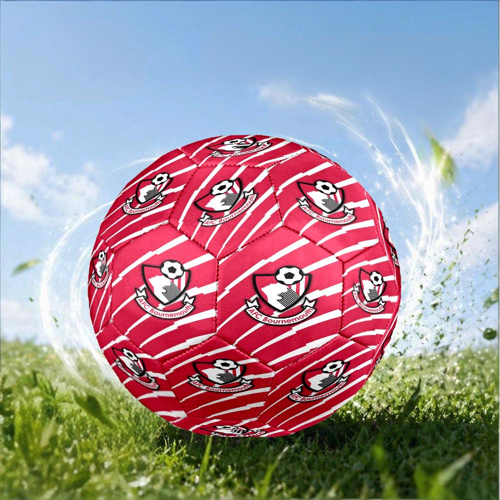 Afc Crest Printed Size 5 Soccer Balls, High-Quality, Anti-Slip, Protective Football, A Unique Gift Suitable for Him/Her, Birthdays, Christmas Gifts