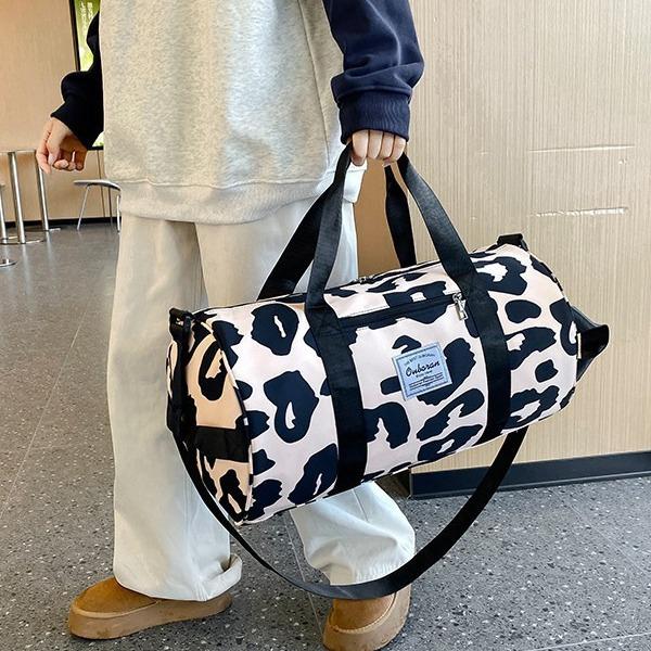 Damen Personalisierte Kontrastfarben Design für Reisetaschen, Modische Nische Tragbare Picknick-Zutaten Aufbewahrungstaschen