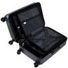 Set of 3 Wings Pc Eco Black Suitcases