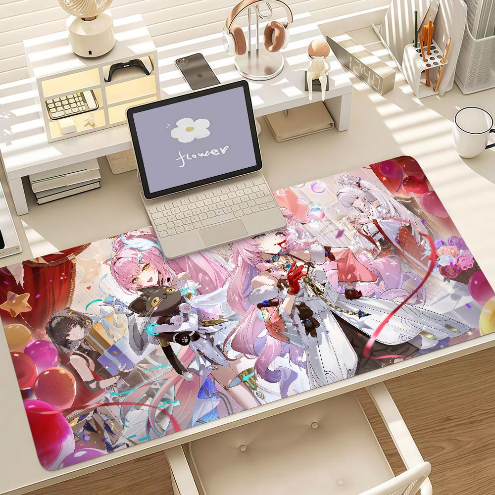 Game Wuthering Waves Denia Mouse Pad Anti Slip Rubber Edge Locked Thickened Laptop Gaming Desk Mat