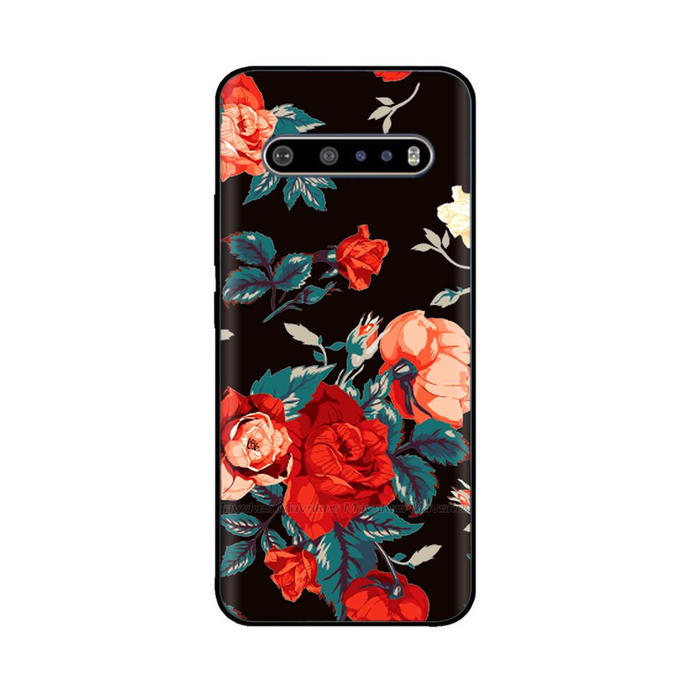 Für LG V60 ThinQ Hülle 6,8" Weiches Silikon TPU Handyhülle Funda Für LG V60 ThinQ 5G V 60 Rückseite lgV60 ThinQ coque Bumper Schale