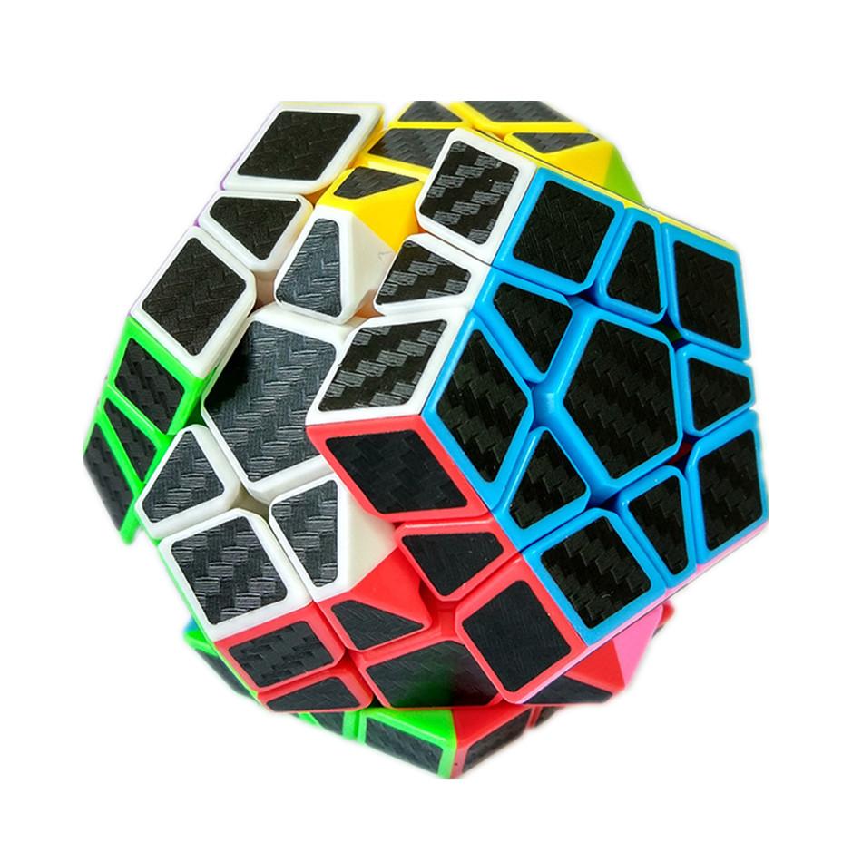 Наклейка из углеродного волокна Megaminxeds Magic Cube Puzzle 3x3 Megaminx Speed ​​Cube — фото 6