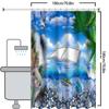 Beach scenery pattern Bathing Curtain  Bathroom Shower Curtain Waterproof With 12 Hooks Home Deco Free Ship