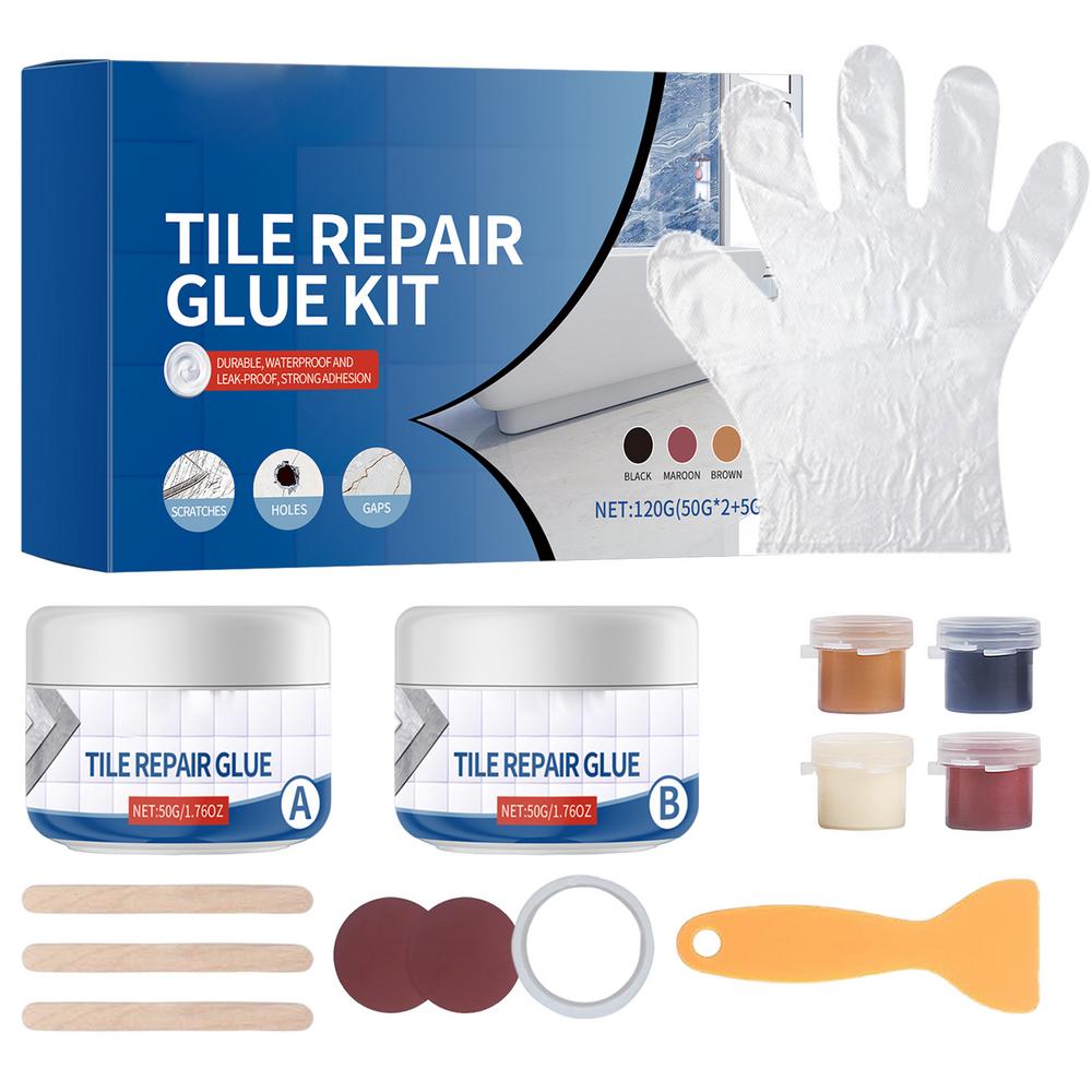 Ceramic Tile Glue High-Strength Construction Glue All Purpose Tile Grout Repair Paste Stone And Tile Adhesive Practical For