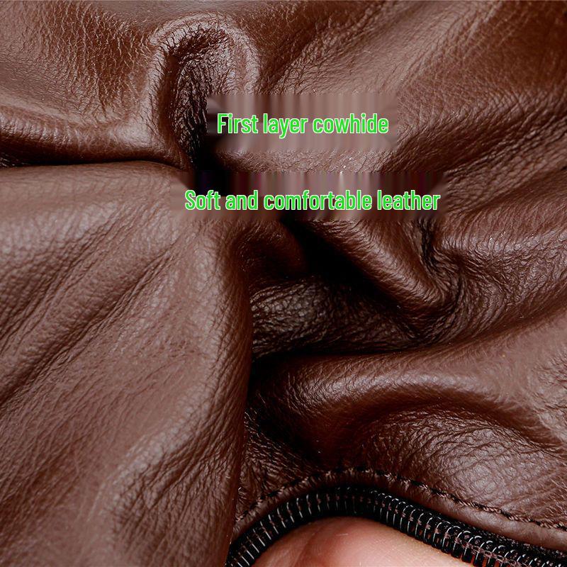 Herren Echtleder Umhängetasche Bauchtasche: Multifunktionale Hüfttasche mit großer Kapazität zum Laufen und für die Arbeit