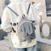 Women Bunny Backpack Plush Mini Fluffy Rabbit Ear Backpack Fuzzy Bunny Satchel Casual Daypack for Girls
