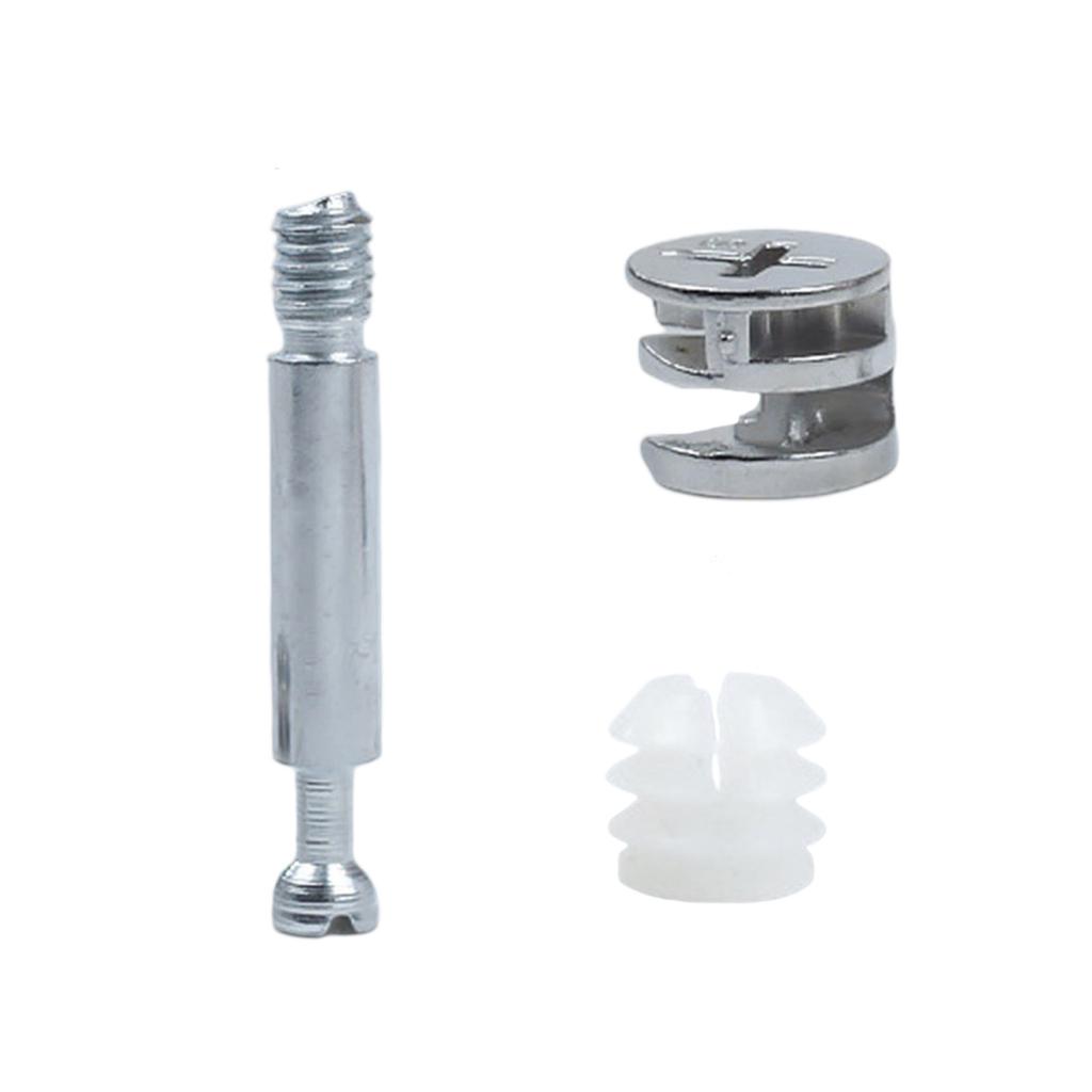 20Pcs Furniture Connector Wardrobe Eccentric Wheel Removal Fastener Connector for Panel Furniture Dressers Drawer