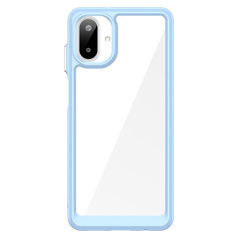 

Samsung Galaxy A07 Case, Clear Transparent Phone Case Cover for Samsung Galaxy A07 світло-синій колір