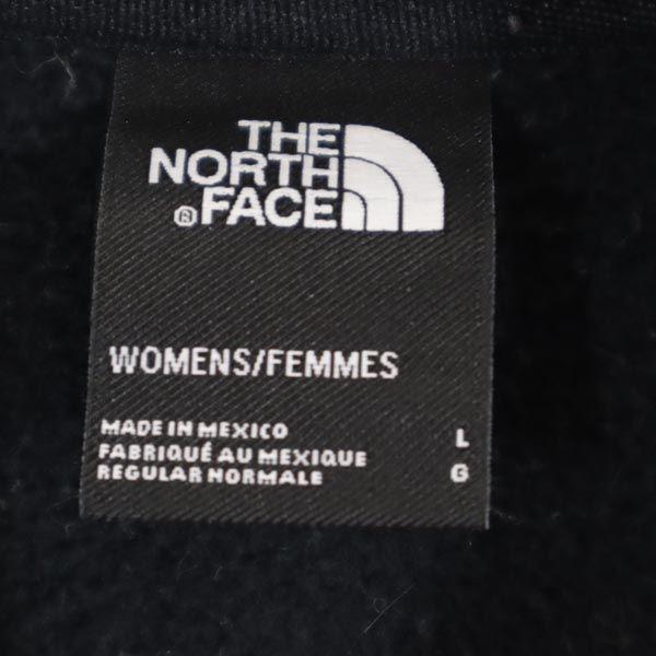 THE NORTH FACE Outdoors Long sleeve Sweatshirts L black Back brushed Women Used