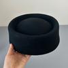 New 100% Wool Nobility Fedoras Hat For Women With Lining Winter Classic Berets Hatladies Fascinator Wedding Dinner Nice Felt Hat
