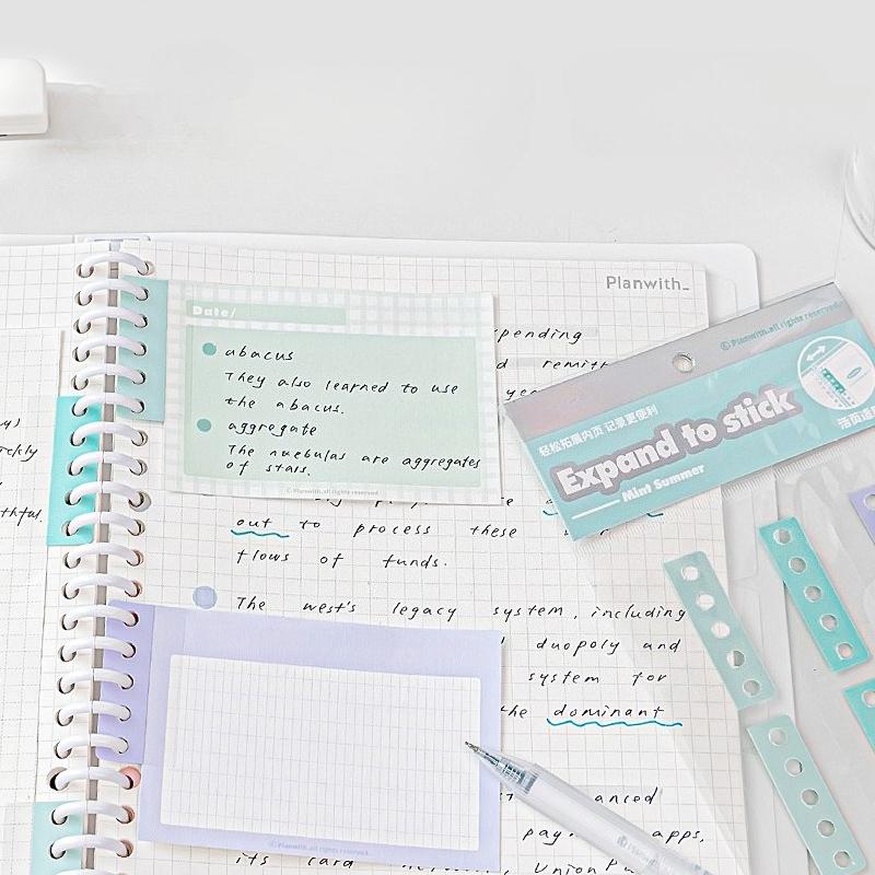 2Sheets/18Pcs Hole Punch Labels Loose Leaf Stickers Self Adhesive Binding Paper Sticker