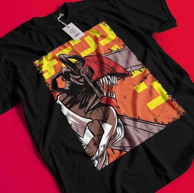 Chainsaw Man Makima T-Shirt Asa Aki Anime Denji Shirt Power Tshirt All Size Tee BB423