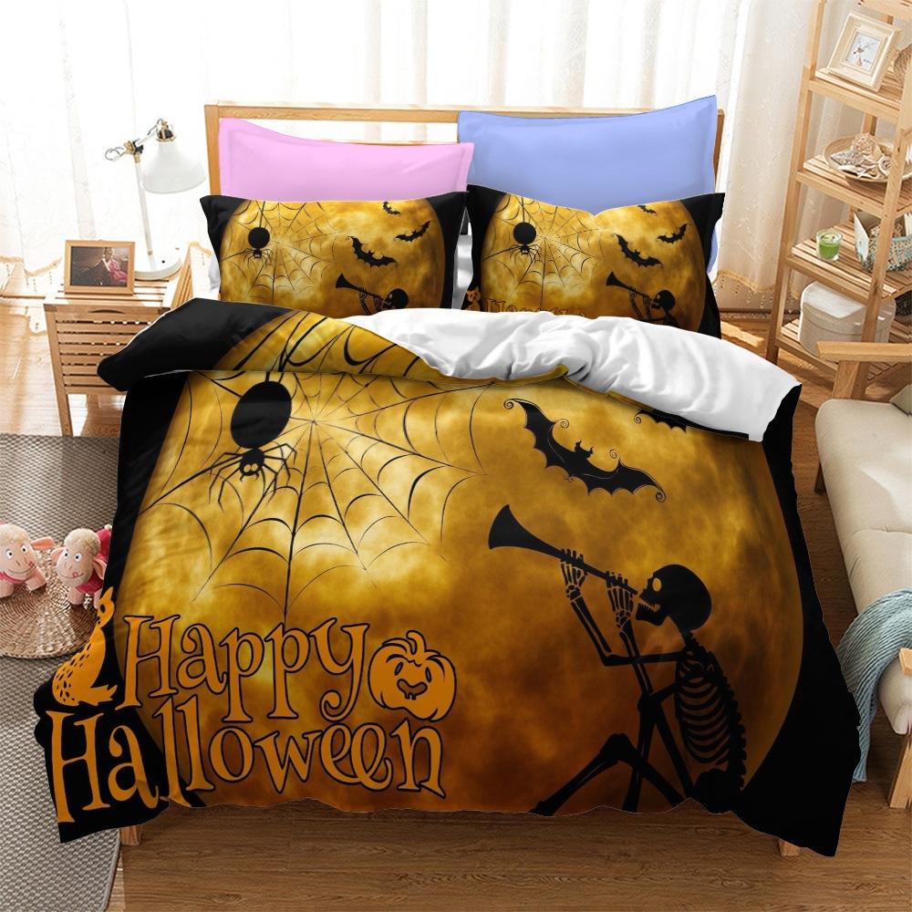 Halloween Series Bedding Three-Piece Home Textile Kit