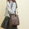 Women's Retro Backpack Multi-Functional Shoulder Bag Student Schoolbag