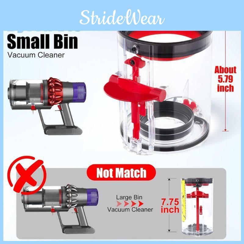 For V10 Sv12 Vacuum Cleaner Accessories Dustbin Daily Cleaning Usage And