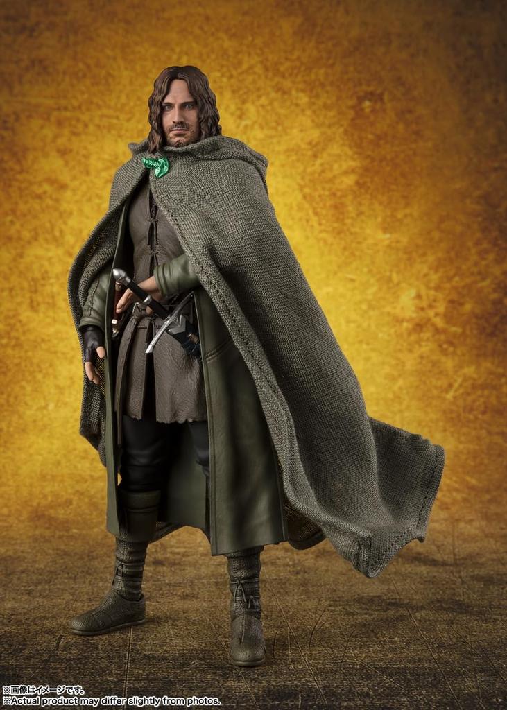 TAMASHII NATIONS Aragorn of the 155mm PVC ABS Cloth Painted Movable Figure S.H.Figuarts (Lord Rings) Approx. & &