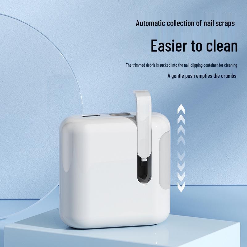 Automatic Electric Nail Clipper & Polisher: Child & Adult Safe, Anti-Pinch, Anti-Splash