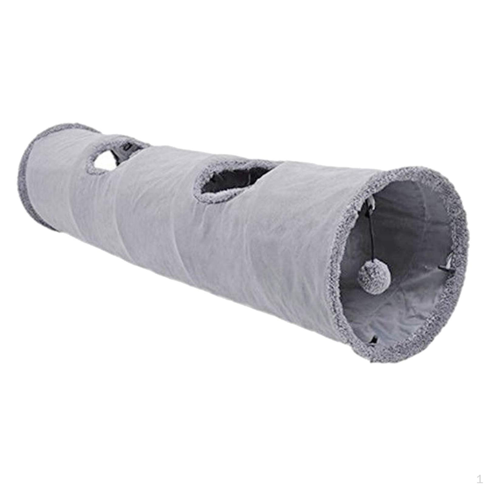 

Tunnel Pet Hides Puppy Tube Kitten Play Toy Cinza L 30x130cm