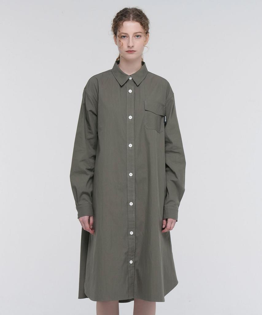 OUTDOOR PRODUCTS W Semi Flare Onepiece (Khaki)