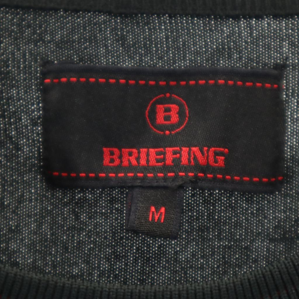 Beauty products BRIEFING golf Long sleeve Crew neck knit M black Men's Used