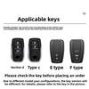 Car Key Case Cover Shell Fob For Toyota CHR Hilux Fortuner Land Cruiser 200 Camry Corolla Crown RAV4 Highland Key Chain