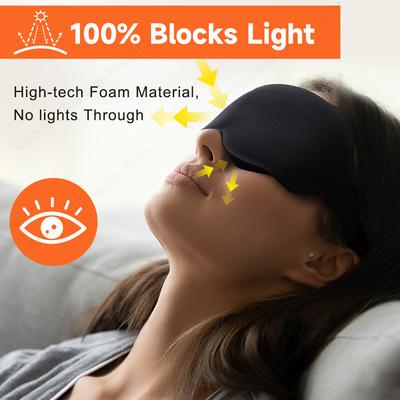 3D Uyku Maskesi Işığı Engelleyen Gözler İçin Uyku Maskesi Yumuşak Uyku Yardımcısı Seyahat İçin Göz Maskesi Göz Gölgesi Gece Nefes Alabilen Slaapmasker