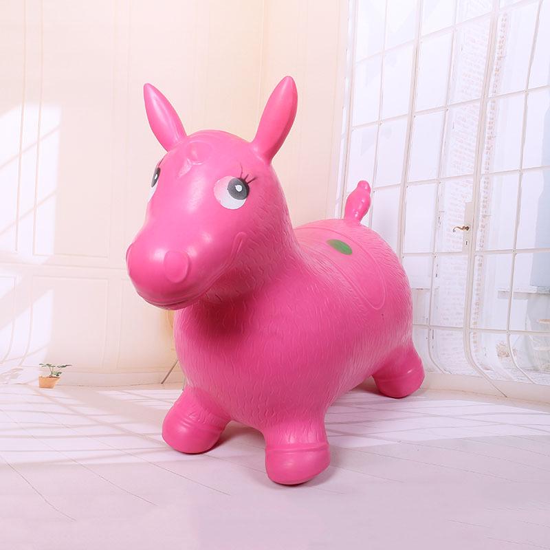 

PVC Inflatable Children s Animal Hopper: Large Hopper Horse, Cow, Deer, Thickened Design