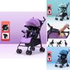 Lightweight Versatile Baby Stroller With Reclining Seat And Easy Folding Design For Comfortable Travel