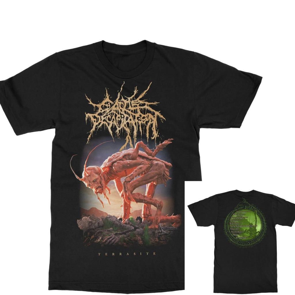 Cattle Decapitation Inspect Sign Casual Tshirt Luxury Brand for Men and Women Top