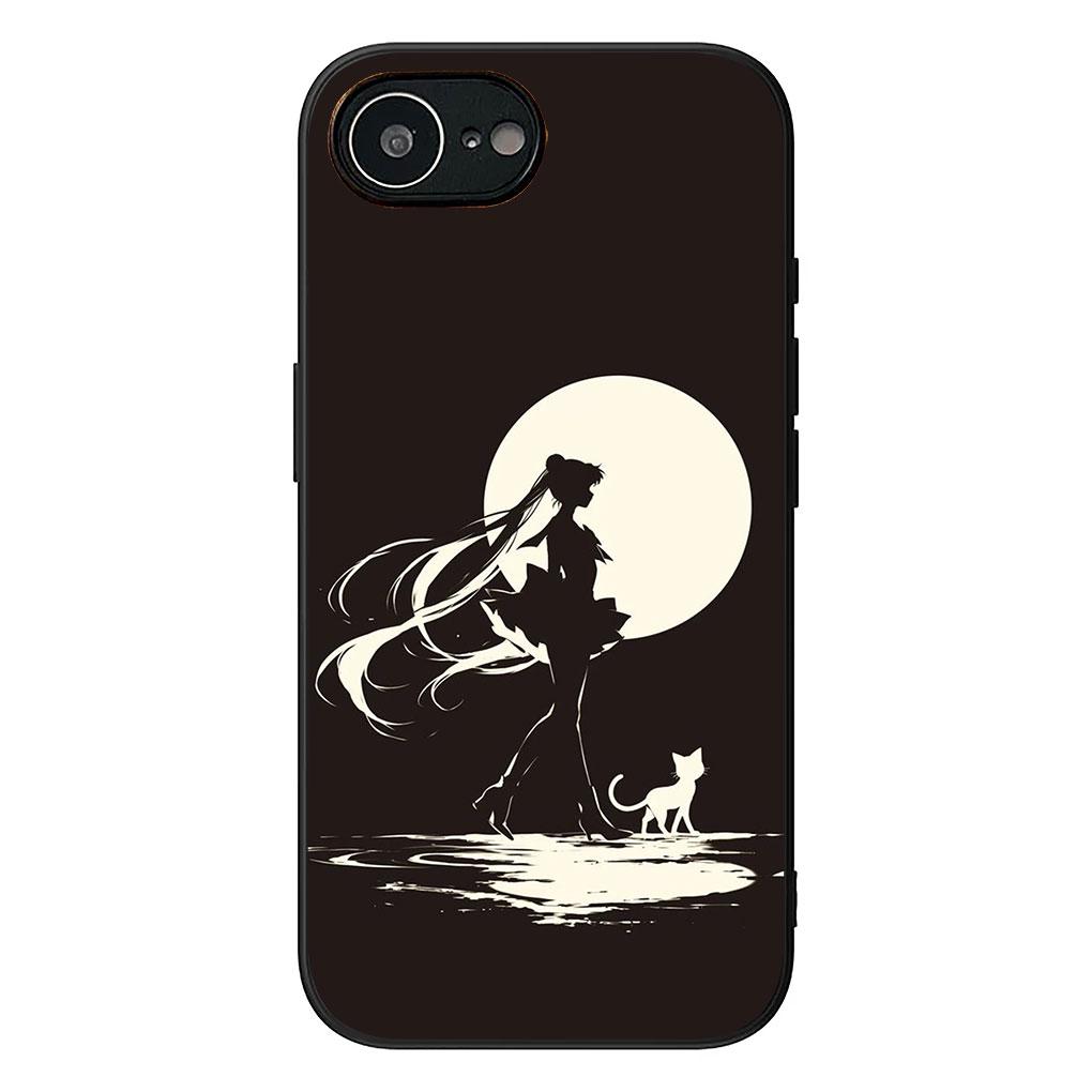 Cover for Samsung Galaxy S22 S21 S20 FE Ultra Plus A35 A36 A55 A37 A33 A34 A57 Coque Phone Case Lovely S-Sailors Poster Moon