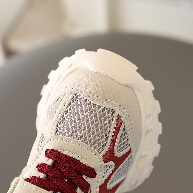 Kids' 2026 Spring & Autumn Sneakers: New Casual Mesh Sports Shoes for Girls & Boys with Thick Soles