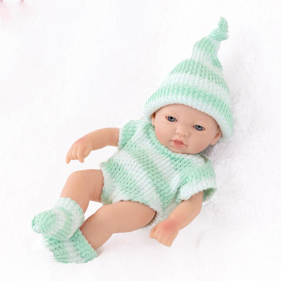 

17,7 см моющаяся реалистичная мягкая расписанная вручную кукла-реборн для детей 17.7CM