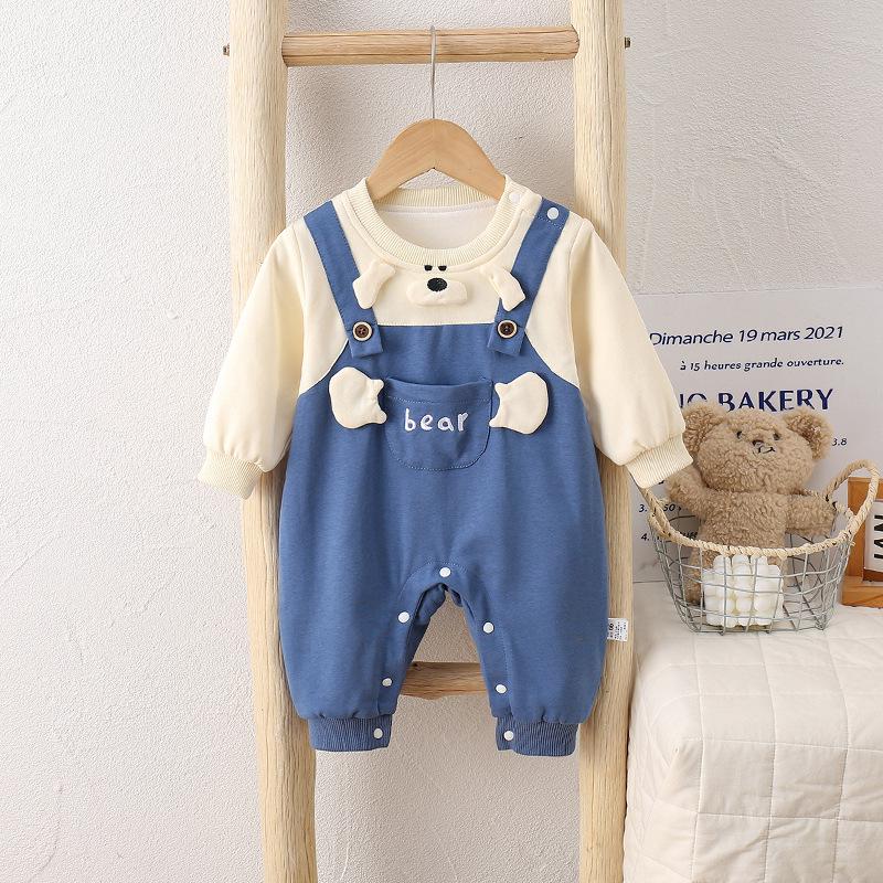 2025 Infant Long Sleeve Romper: Spring/Autumn Outfit for Girls