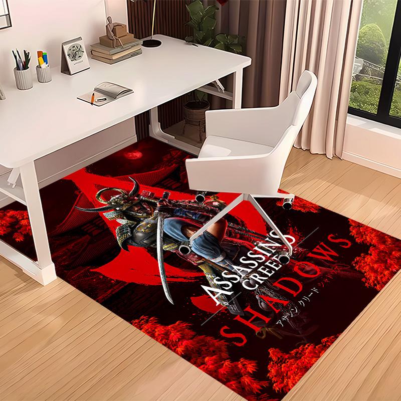 A-Assassin's Creed Printed Absorbent Washable Carpet, Non-Slip Bathroom Mats, Kitchen Rugs, Yoga Mat,Living Room Entrance, Camping Picnic Rugs