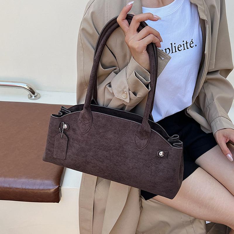 Light Luxury Brand Design Shoulder Bag Retro Tote Bag New High-end Underarm Bag Stylish Versatile Commuter Bag CLE