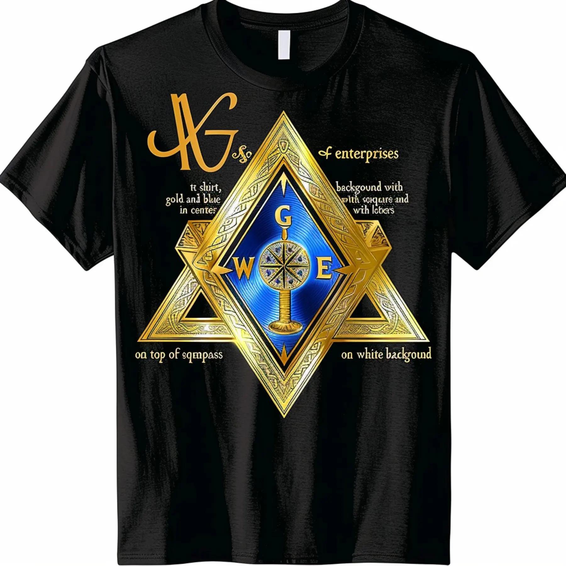 

Fantasy Style Stylish Freemason G Symbol Square Compass TShirt 100 Cotton ONeck Short Sleeve Casual Mens Tshirt Size S3XL S