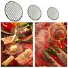 Multi-sizes Round Barbecue Camping Pot Rack Stainless Steel Grill Grate Mesh Pad Firewood Bushcraft- Grill for Outdoor