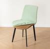1/4/6pcs Nordic Solid Color Curved Chair Cover Stretch Jacquard Dining Chair Slipcover Dust-proof Seat Cover for Wedding Banquet