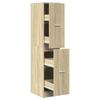 VidaXL Apothecary Cabinet Sonoma Oak Engineered Wood, Apothecary Chest, Apothecary Furniture, Chest of Drawers 855171