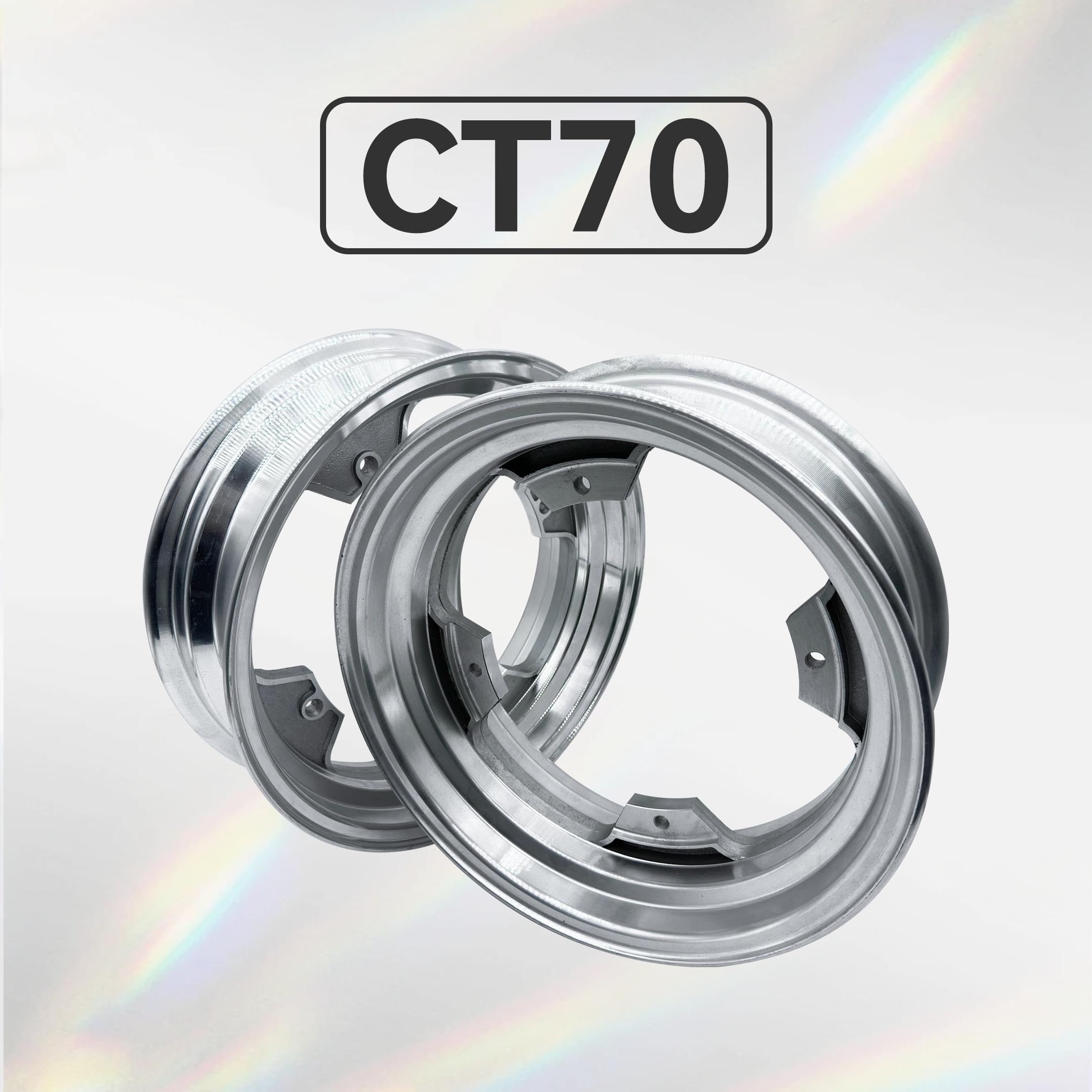3.5-12inch Wheel Hub Set Motorcycle Aluminium Rims Front And Rear Rims Suitable HONDA DAX CT70 Motorcycles серебряный