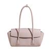 Niche underarm bag, new solid color simple single shoulder bag, casual commuter bag for women